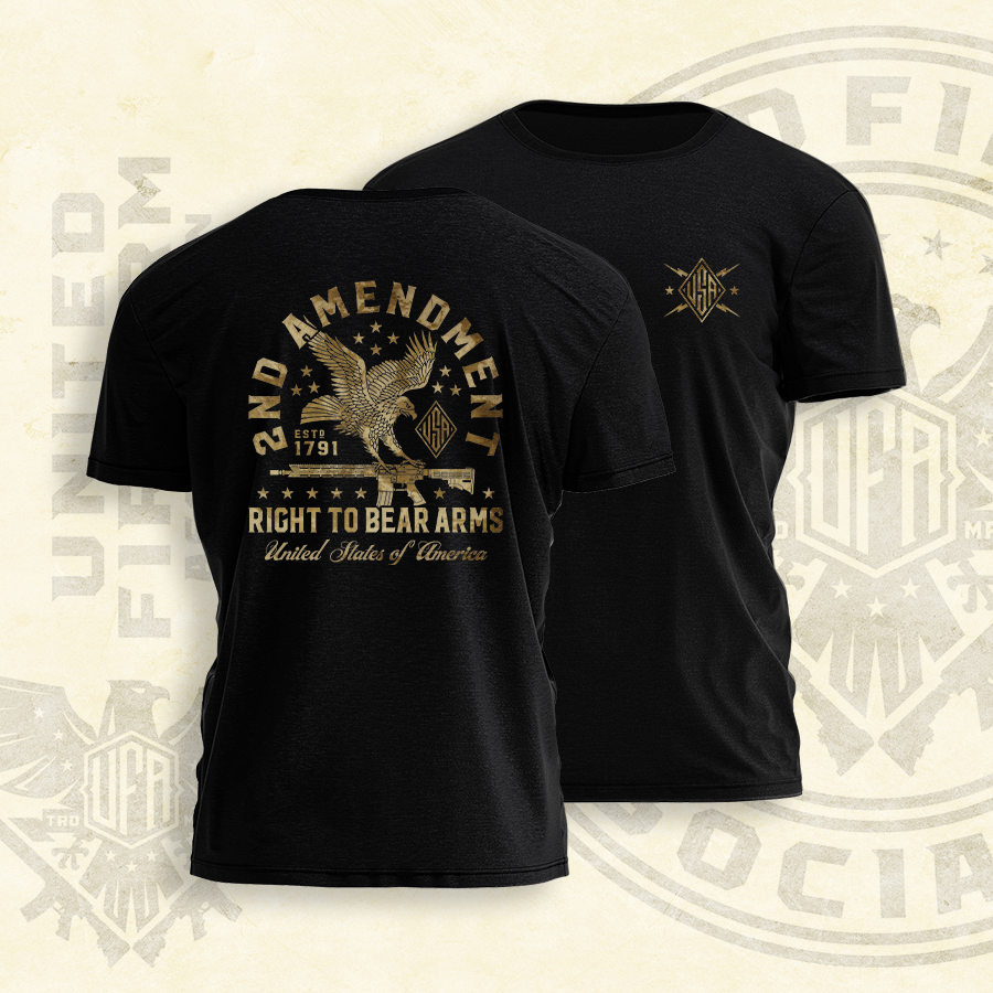 UFA - 2nd Amendment - Right To Bear Arms Tee - 3133