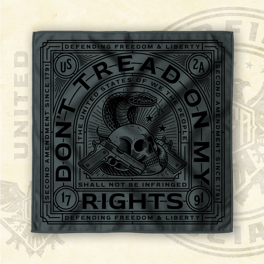 UFA - Don't Tread - Grey Bandana - 4408