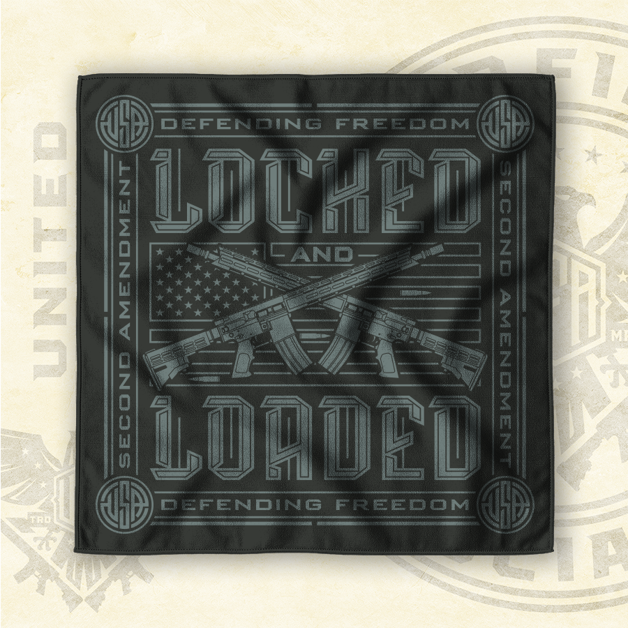 UFA - Locked And Loaded - Grey Bandana - 4370