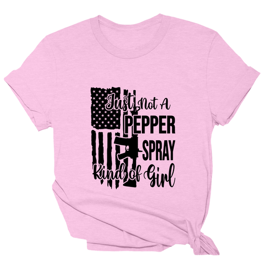 Not a Pepper Spray Girl Tee - 2578