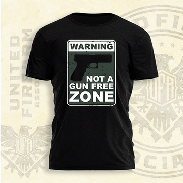 Warning Not a Gun Free Zone Tee - 1720